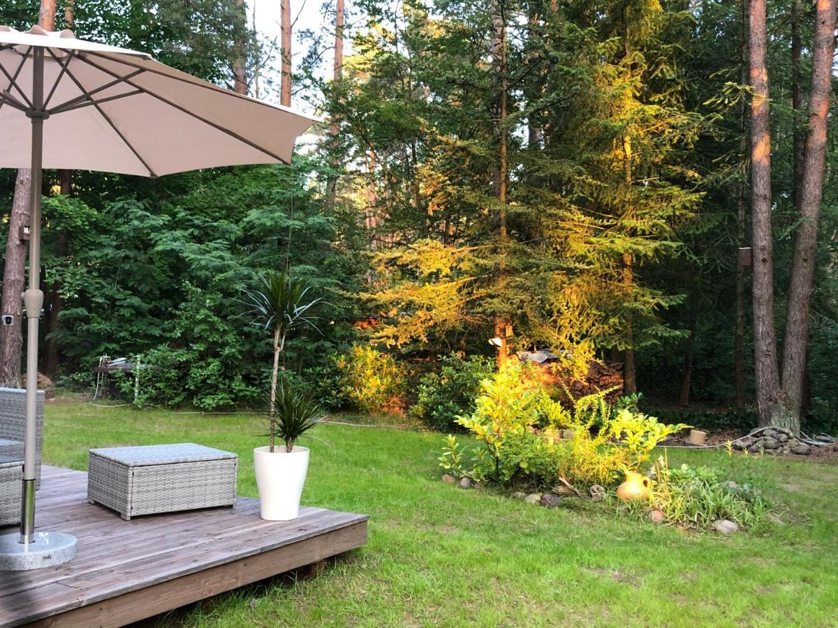 Ferienhaus Reetdach 1300Qm Privatgrundstueck Bootssteg Sauna Templin Luebbesee Uckermark Erholung Pur Seenplatte Petersdorf  Ngoại thất bức ảnh