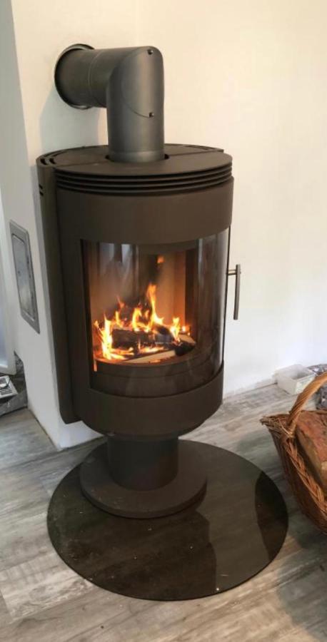 Ferienhaus Reetdach 1300Qm Privatgrundstueck Bootssteg Sauna Templin Luebbesee Uckermark Erholung Pur Seenplatte Petersdorf  Ngoại thất bức ảnh