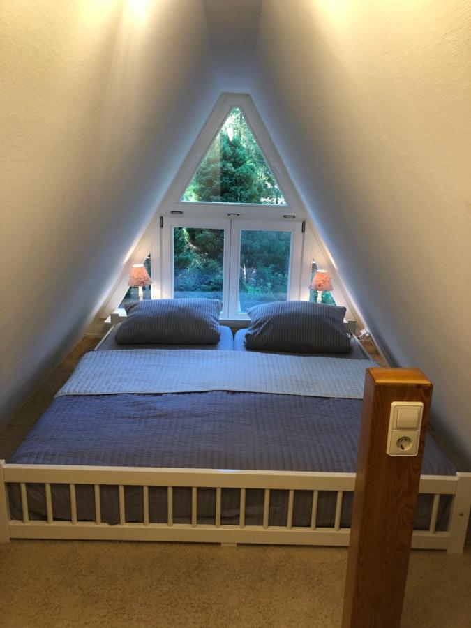 Ferienhaus Reetdach 1300Qm Privatgrundstueck Bootssteg Sauna Templin Luebbesee Uckermark Erholung Pur Seenplatte Petersdorf  Ngoại thất bức ảnh